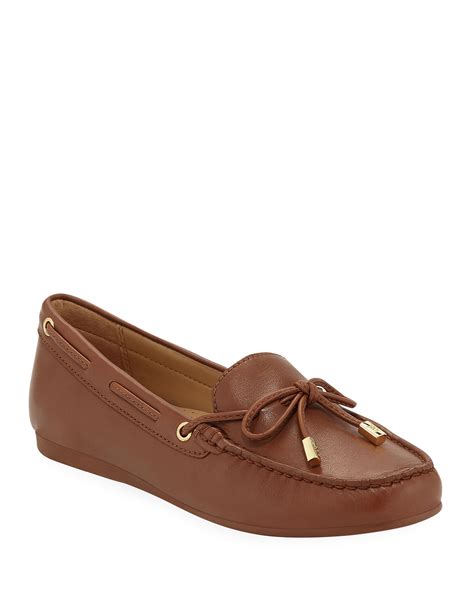 michael michael kors sutton leather moccasin